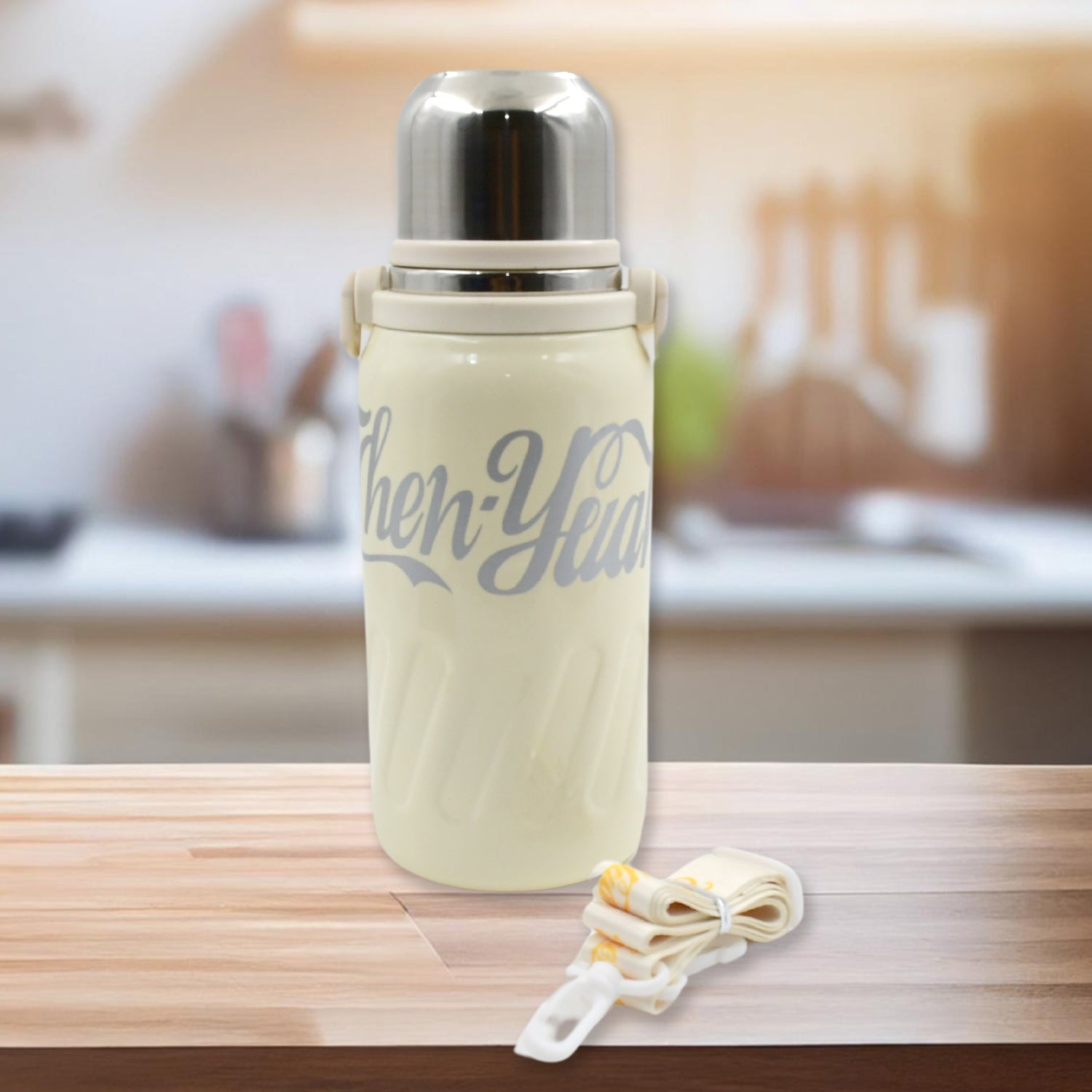 Stainless Steel Vacuum Insulated Water Bottle | Leak Proof Flask for Tea Coffee | Reusable Water Bottle with Hanging Strap | Bottle for Hot & Cold Drinks Wide Mouth Water Flask 1200 ML Stainless Steel Vacuum Insulated Water Bottle | Leak Proof Flask for Tea Coffee | Reusable Water Bottle with Hanging Strap | Bottle for Hot & Cold Drinks Wide Mouth Water Flask 1200 ML